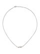 David Yurman Diamond Petite Buckle Necklace