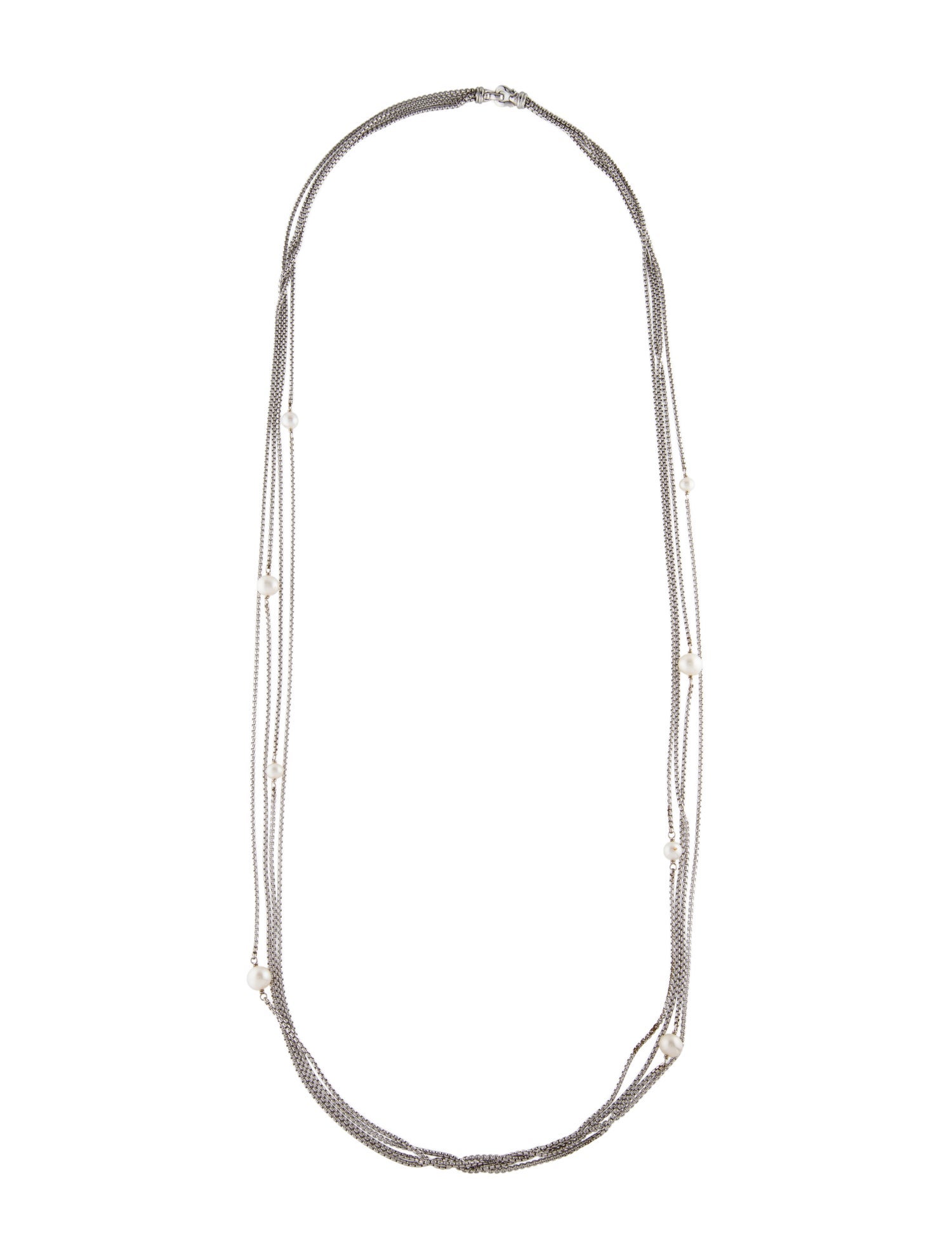 David Yurman Pearl Multistrand Necklace