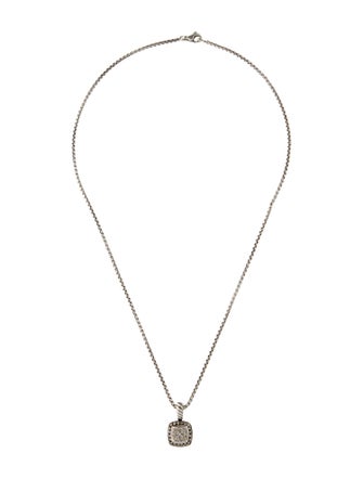 David Yurman Diamond Petite Albion Pendant Necklace