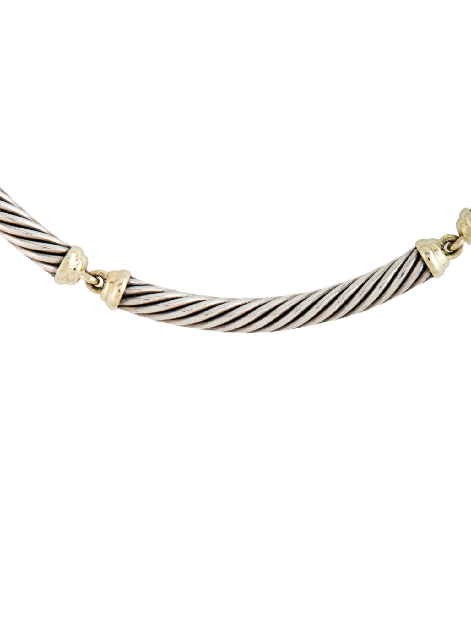 David Yurman Two-Tone Metro Collar Necklace