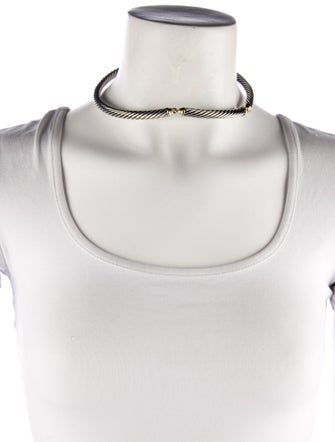David Yurman Two-Tone Metro Collar Necklace
