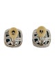 David Yurman Topaz & Diamond Albion Earclip Earrings