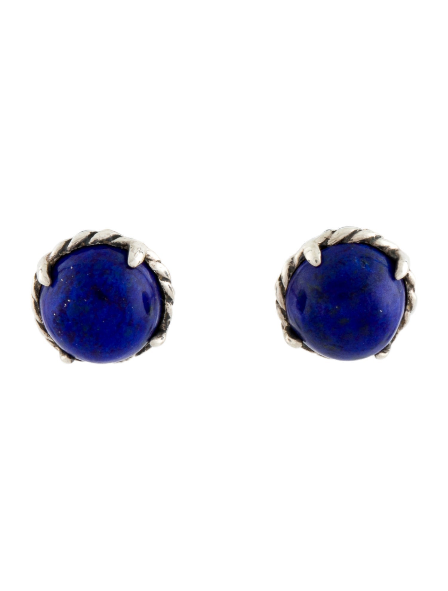David Yurman Lapis Lazuli Châtelaine Stud Earrings