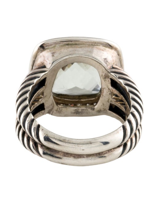 David Yurman Prasiolite & Diamond Albion Cocktail Ring