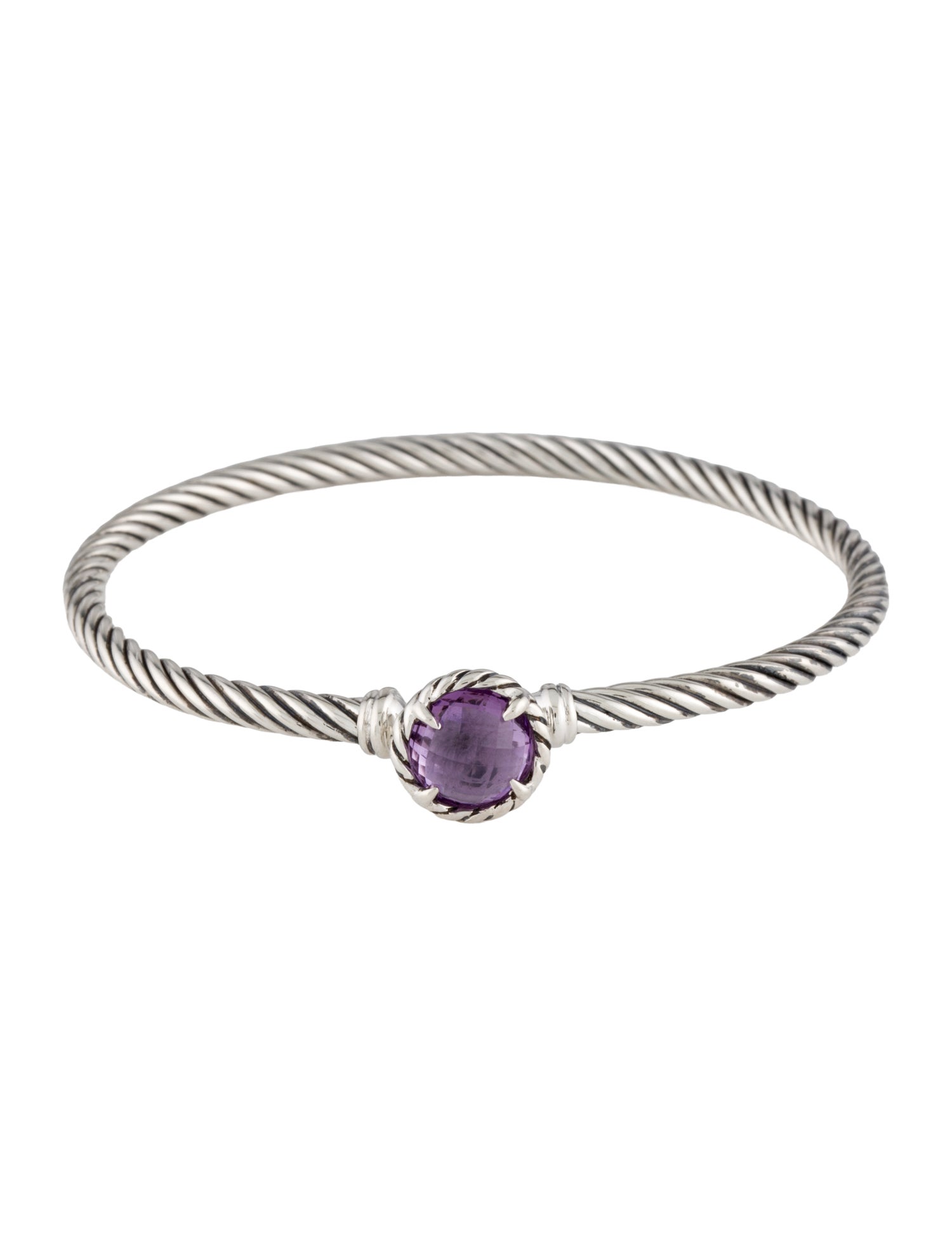 David Yurman Amethyst Petite Chatelaine Bracelet