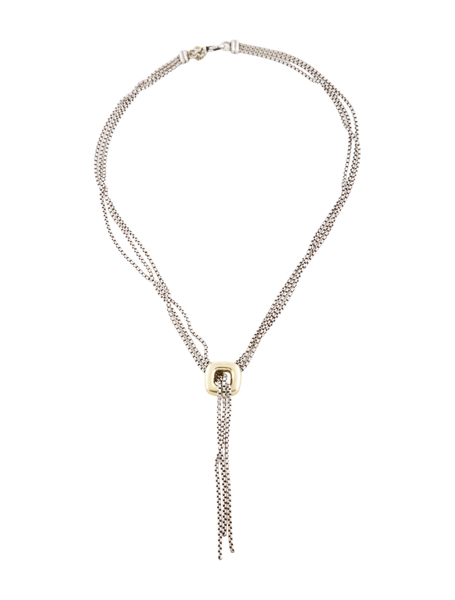 David Yurman Waterfall Lariat Necklace