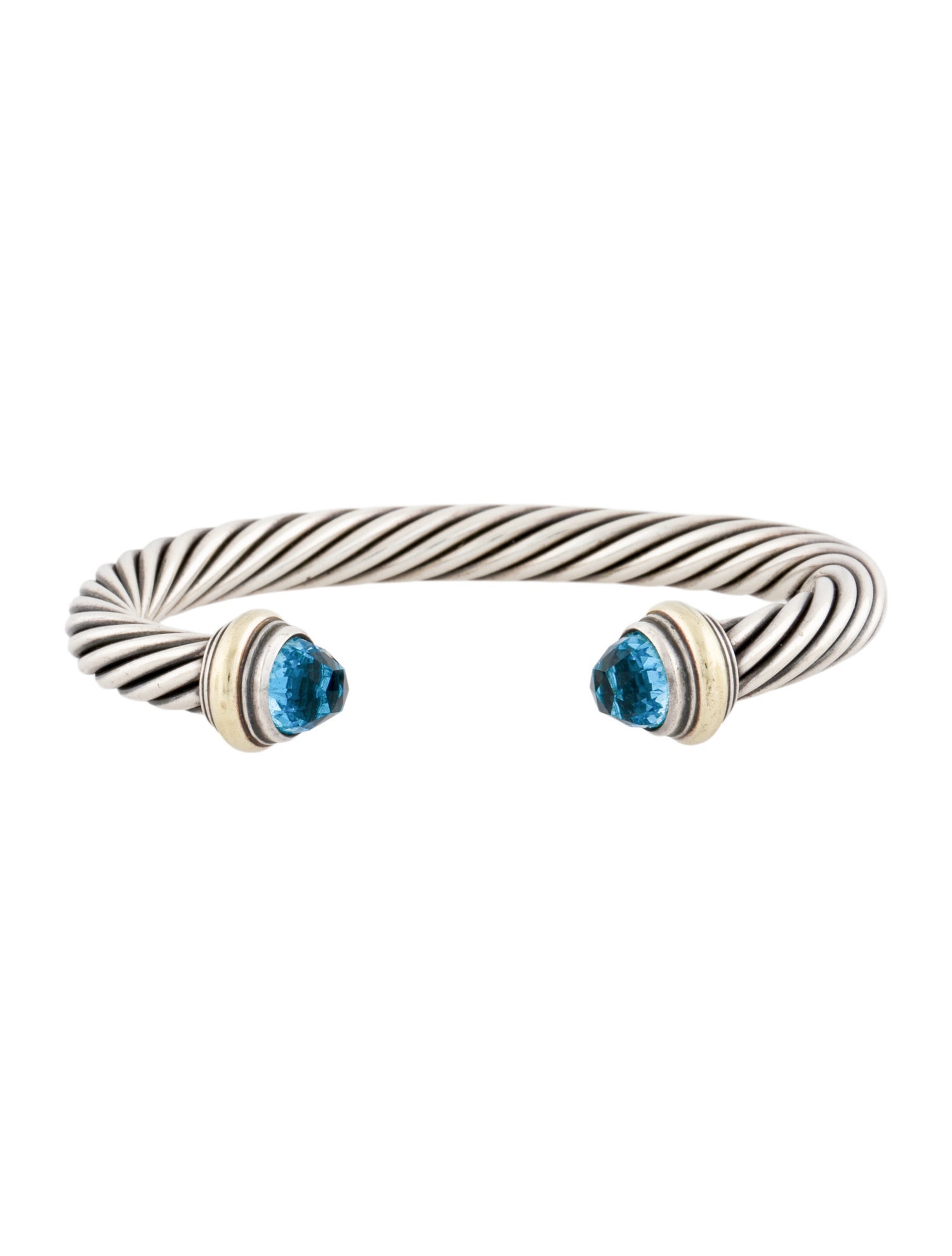 David Yurman Topaz Classic Cable Bracelet