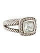 David Yurman Prasiolite & Diamond Albion Ring