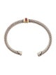David Yurman Ruby Station Cable Cuff Bracelet