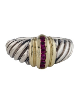 David Yurman Ruby Cable Dome Ring