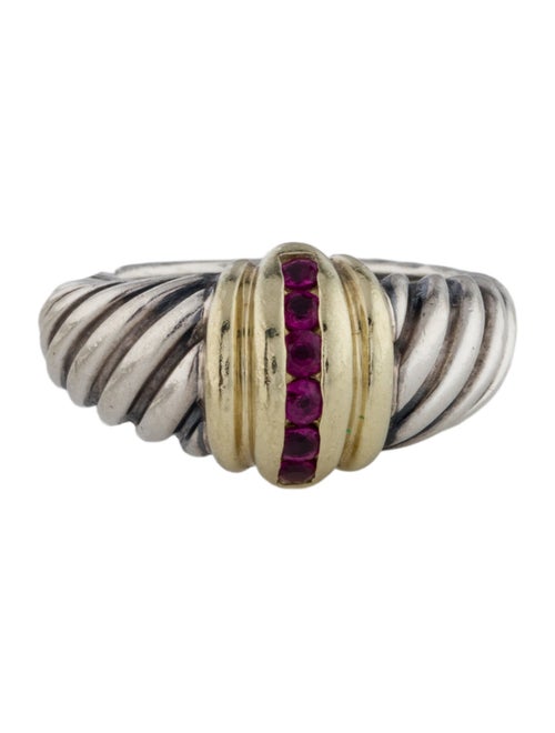 David Yurman Ruby Cable Dome Ring