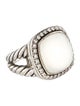 David Yurman Mother Of Pearl, Quartz & Diamond Albion Cocktail Ring