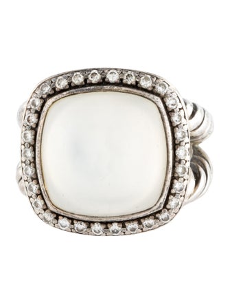 David Yurman Mother Of Pearl, Quartz & Diamond Albion Cocktail Ring