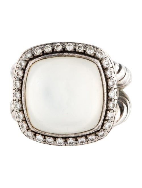 David Yurman Mother Of Pearl, Quartz & Diamond Albion Cocktail Ring