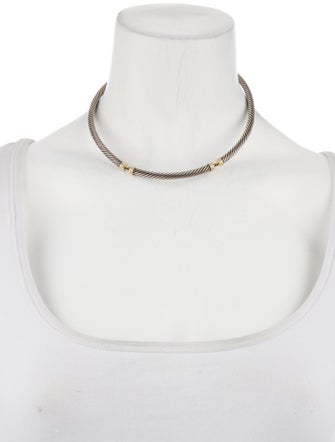 David Yurman Two-Tone Metro Cable Collar