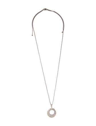 David Yurman Diamond Stax Pendant Necklace