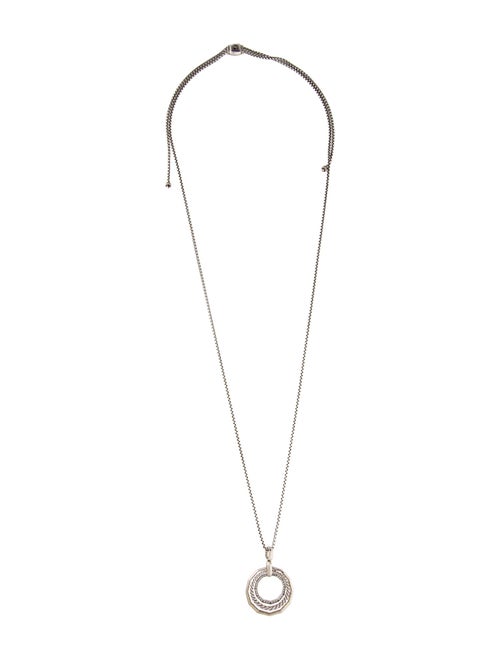 David Yurman Diamond Stax Pendant Necklace