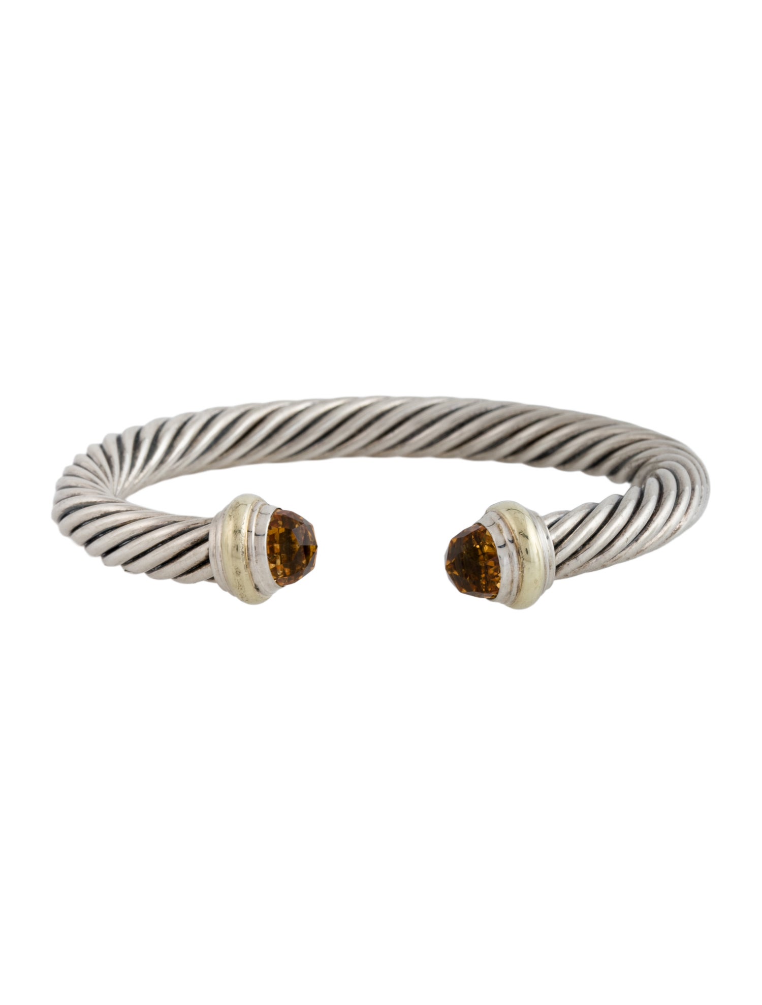 David Yurman Citrine Classic Cable Bracelet