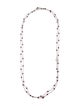 David Yurman Garnet Bead Bijoux Necklace