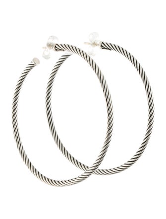 David Yurman Cable Hoop Earrings