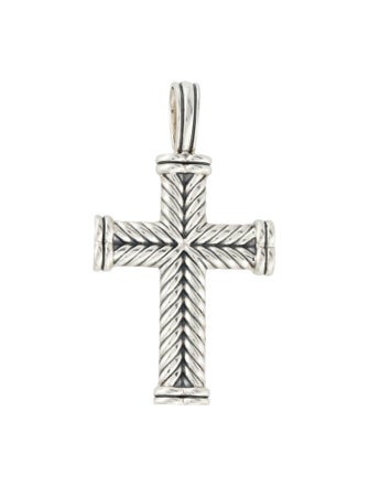David Yurman Chevron Cross Pendant