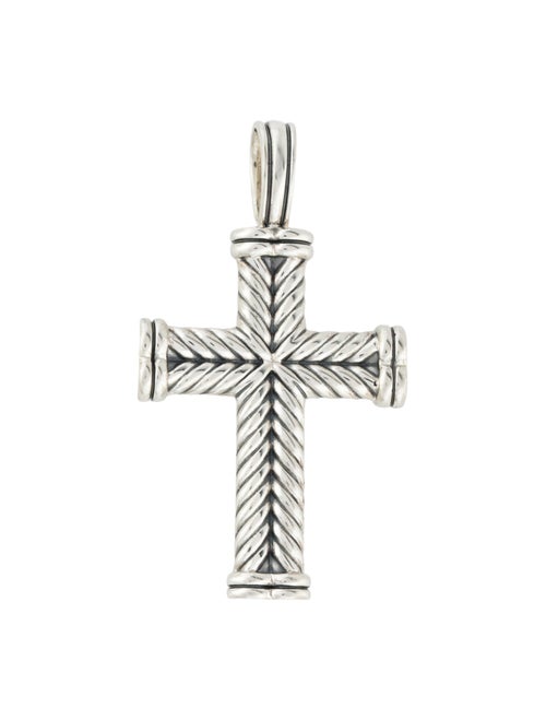 David Yurman Chevron Cross Pendant