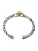 David Yurman Tourmaline & Hematite Renaissance Station Cuff