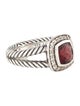 David Yurman Garnet & Diamond Petite Albion Ring