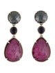 David Yurman Ruby Moonlight Triple Drop Earrings
