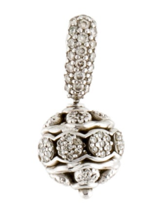 David Yurman Diamond Ball Drop Single Earring