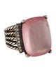 David Yurman Rose Quartz & Diamond Wheaton Ring