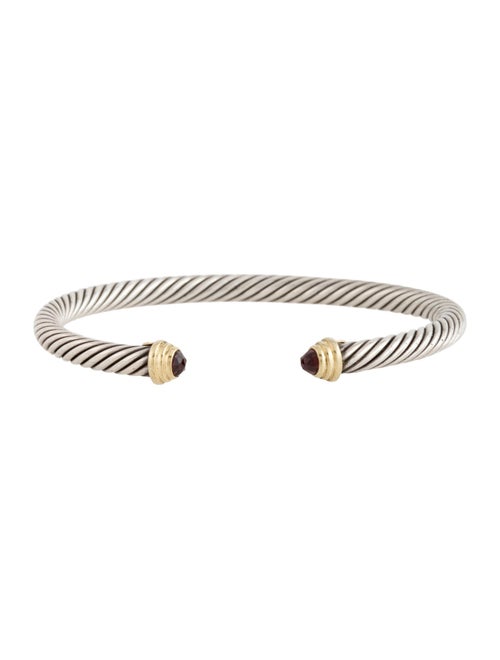 David Yurman Garnet Classic Cable Bracelet