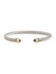 David Yurman Garnet Classic Cable Bracelet