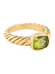 David Yurman 18K Peridot Noblesse Ring