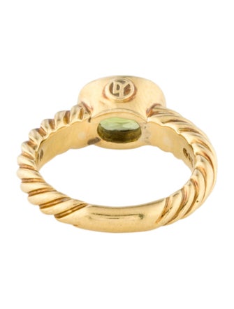 David Yurman 18K Peridot Noblesse Ring