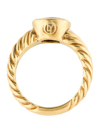David Yurman 18K Peridot Noblesse Ring