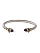 David Yurman Dyed Chalcedony & Amethyst Renaissance Cuff