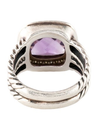 David Yurman Amethyst & Diamond Albion Ring