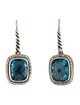 David Yurman Topaz & Diamond Noblesse Drop Earrings