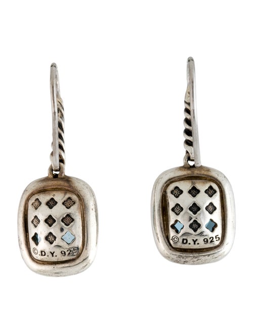 David Yurman Topaz & Diamond Noblesse Drop Earrings