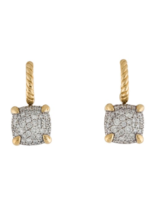 David Yurman 18K 1.34ctw Diamond Châtelaine® Drop Earrings
