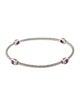David Yurman Amethyst Color Classic Station Bangle