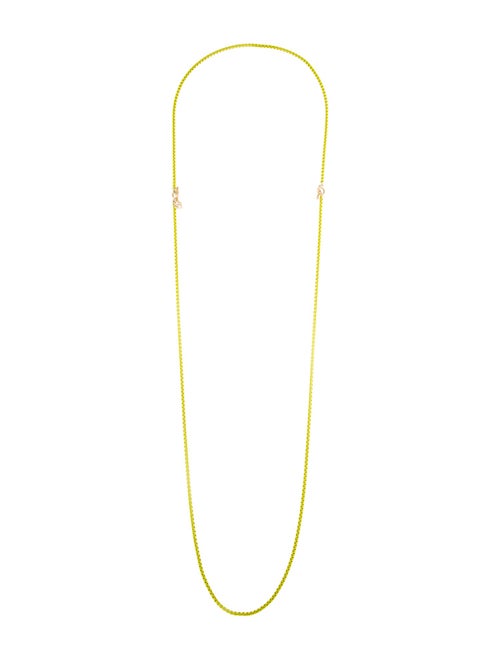 David Yurman 14K Acrylic Bel Aire Chain Neckalce
