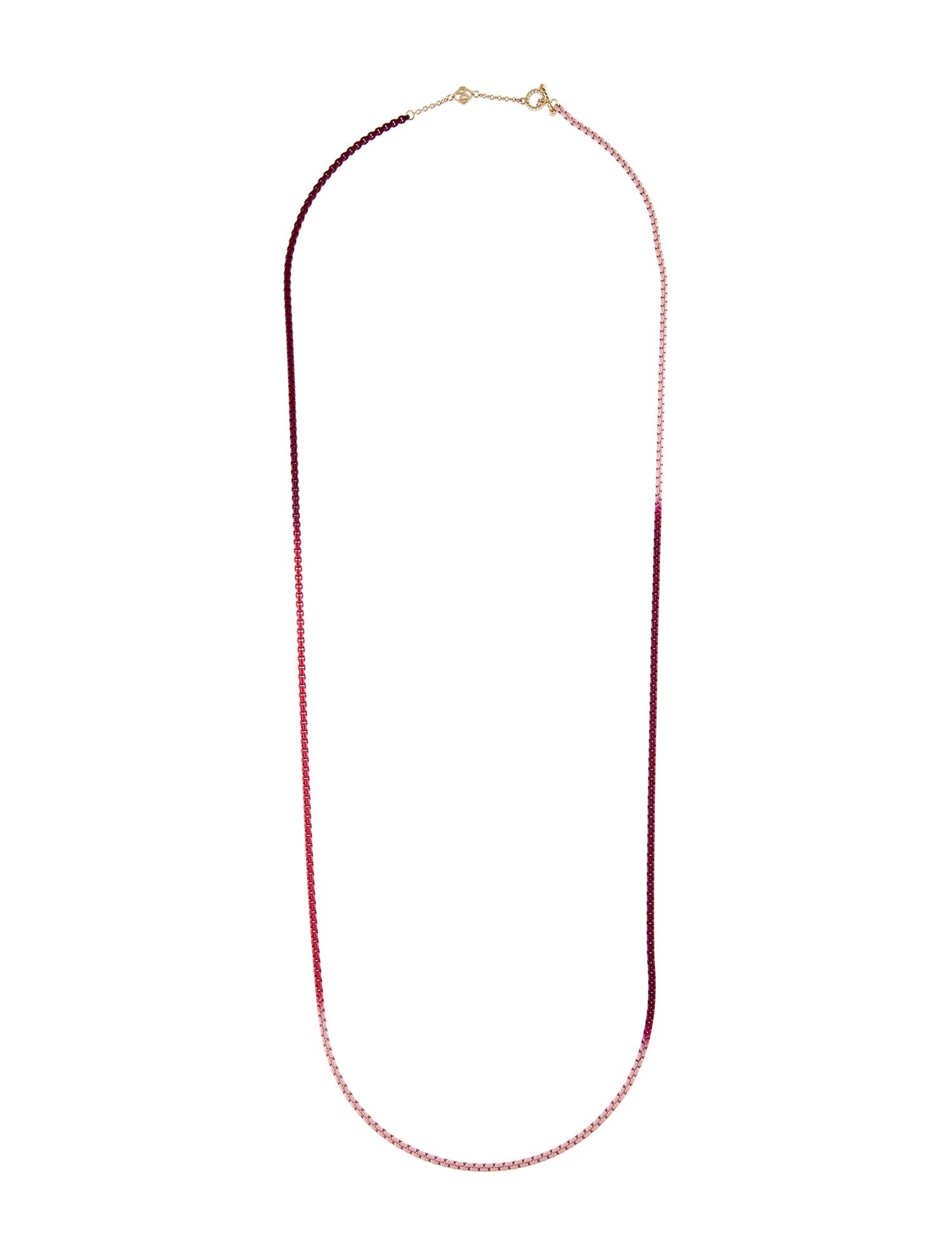 David Yurman 14K Acrylic Ombre Bel Aire Chain Necklace