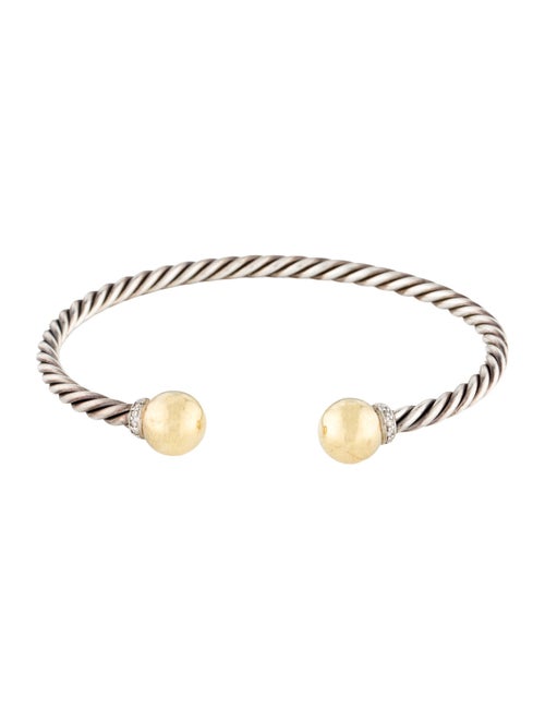 David Yurman Diamond Solari Cuff Bracelet