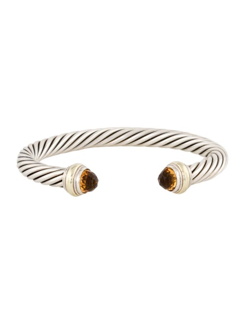David Yurman Citrine Cable Classic Cuff Bracelet