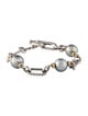 David Yurman Pearl Figaro Chain Link Bracelet