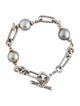 David Yurman Pearl Figaro Chain Link Bracelet
