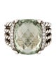 David Yurman Prasiolite & Diamond Wheaton Cocktail Ring