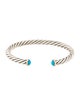 David Yurman Turquoise Cable Cuff